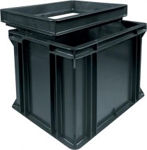 Ramka podwyższająca na pojemniki ESD, 400x300x44mm