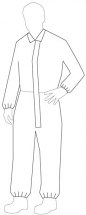 Jednorazowy Overall Tyvek CCF5,   ESD
