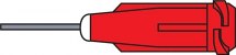 Igła dozująca, z gwintem, rozmiar - 23, wymiary - 0,33x12,5mm