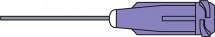 Igła dozująca, z gwintem, rozmiar - 30, wymiary - 0,15x25,4mm