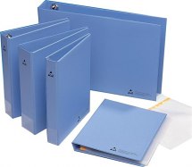 Segregator ESD, szerokość - 75mm, 2 pierścienie, PVC
