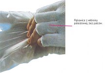 Rękawice bez palców, ESD,