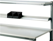 Półka do pudełek - kuwet dla stanowisk montażowych ESD, 145x1719mm