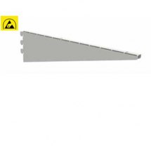 Uchwyty mocujące do półek z laminatu, ESD, D300.