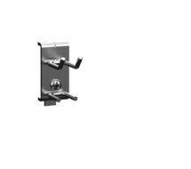 Hak dwustopniowy do panelu z blachy perforowanej, typ 4, L - 33mm, max 10kg.