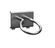 Hak pierścieniowy do panelu z blachy perforowanej, typ 15, 80mm, max 15kg.