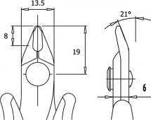 Szczypce do cięcia TR-58-R